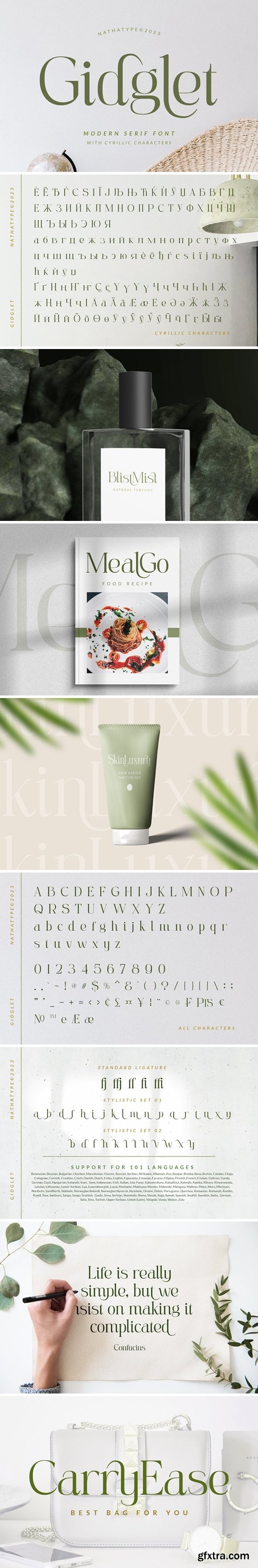 Gidglet Font Gidglet Font