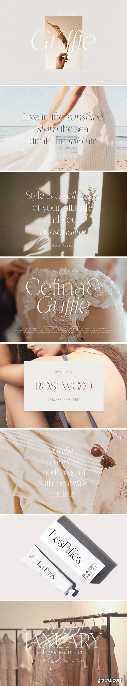 Guffie - Modern Serif Font Guffie - Modern Serif Font