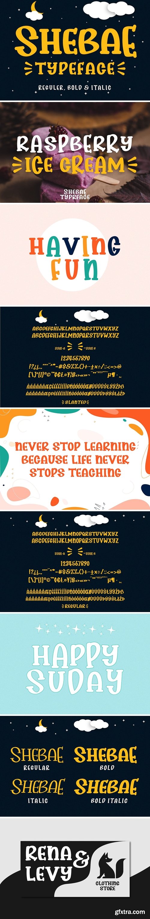 Shebae Fun Serif Font Shebae Fun Serif Font