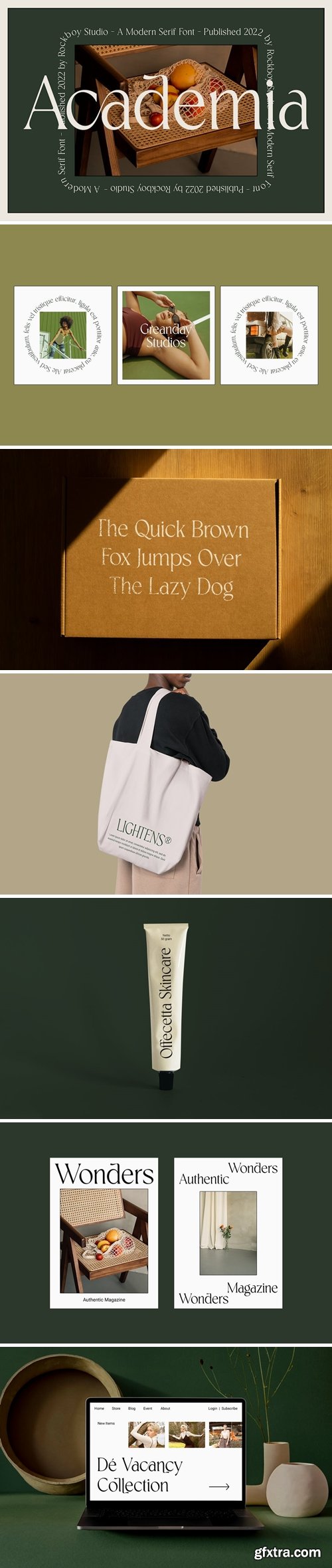 Academia - Modern Stylish Font Academia - Modern Stylish Font
