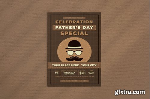 Fathers Day Flyer N3P9VSV Fathers Day Flyer N3P9VSV