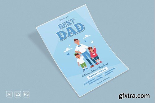 Father’s Day Flyer 3G7RUF4 Father’s Day Flyer 3G7RUF4