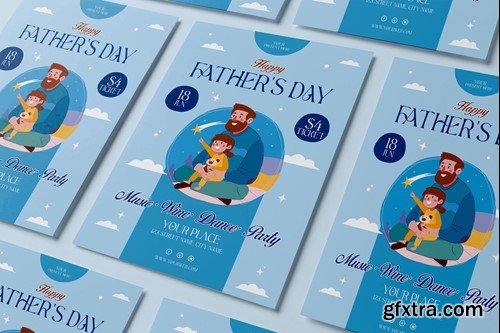 Happy Father's Day Flyer YEGLENU Happy Father's Day Flyer YEGLENU