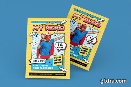 Father's Day Flyer BB5QYEM Father's Day Flyer BB5QYEM