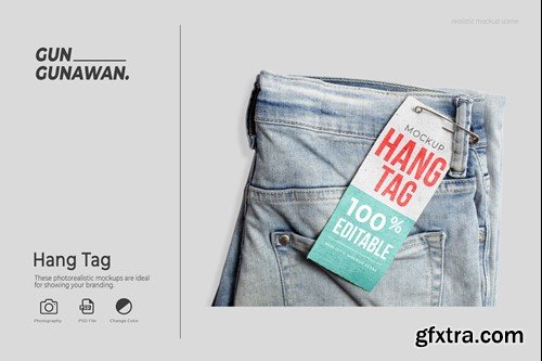 Jeans Hang Tag Mockup SD2ALMH Jeans Hang Tag Mockup SD2ALMH