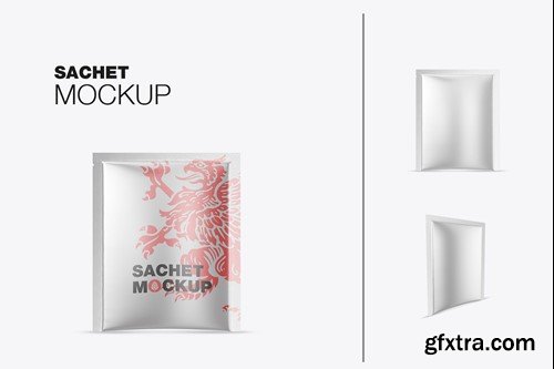 Set Metallic Sachet Mockup AF3FXDY Set Metallic Sachet Mockup AF3FXDY