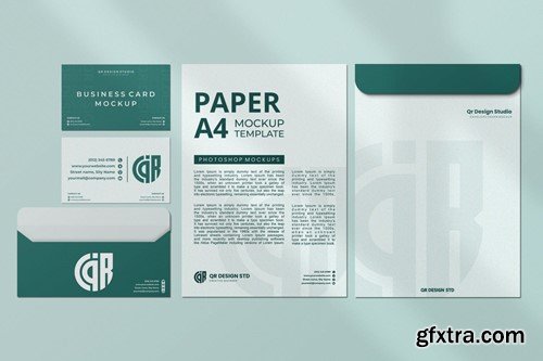 Brand Identity Mockup JK6YZ93 Brand Identity Mockup JK6YZ93