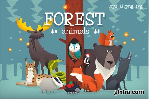 Forest animals and Plants ZADCASA Forest animals and Plants ZADCASA