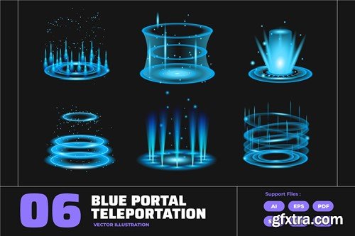 Blue Portal Teleportation Collection 33EVNXF Blue Portal Teleportation Collection 33EVNXF
