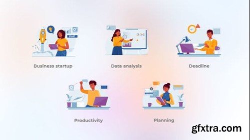 Videohive Business Startup - Blue and Yellow People Concepts 45695732 Videohive Business Startup - Blue and Yellow People Concepts 45695732
