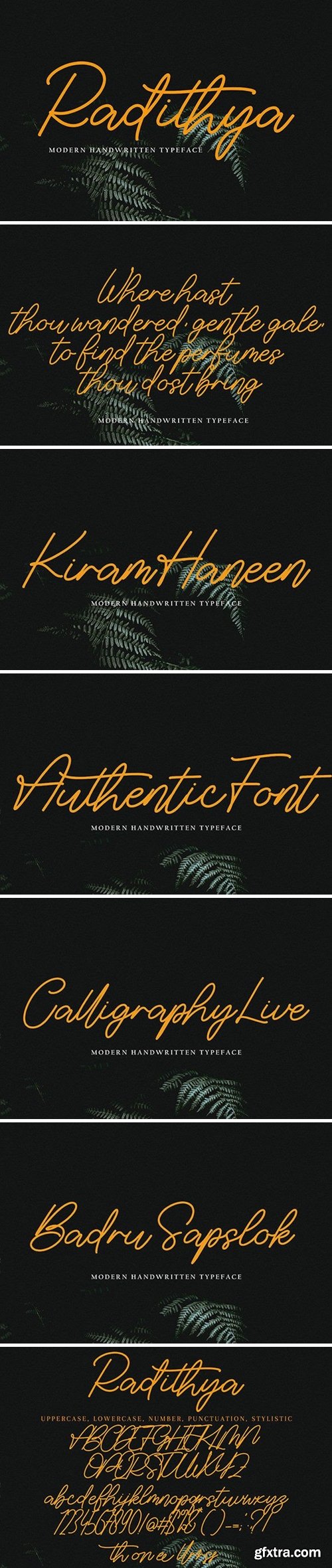 Radithya Font