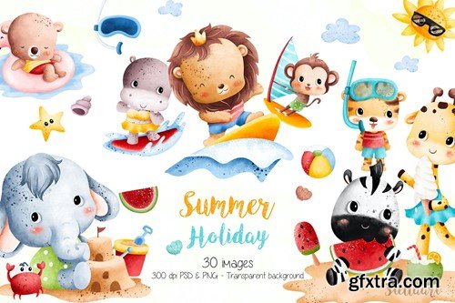 Summer Holiday Clipart M9YP25Z Summer Holiday Clipart M9YP25Z