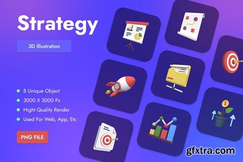 Strategy 3D Objects RX984QG