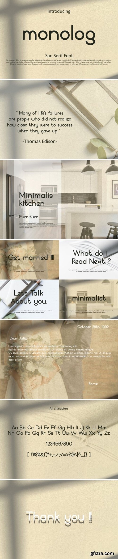 Monolog Font Monolog Font