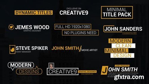 Videohive Creative Titles 45841047