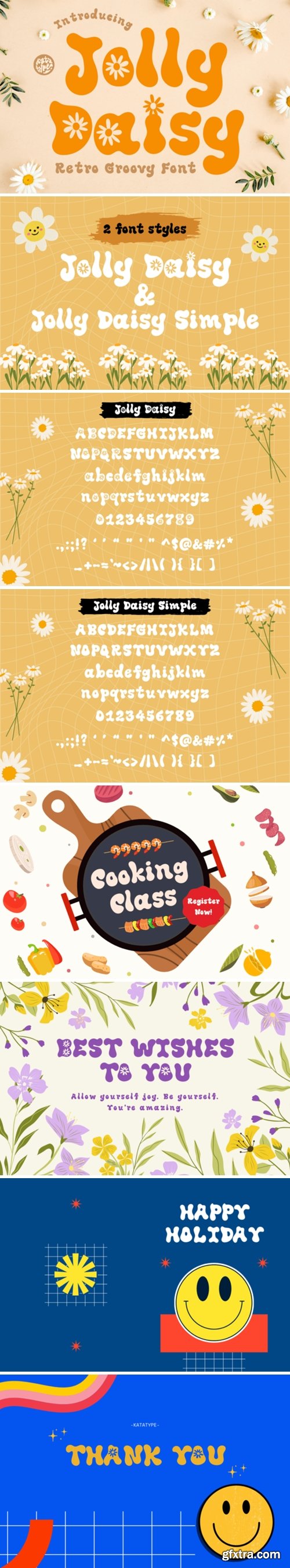 Jolly Daisy Font Jolly Daisy Font