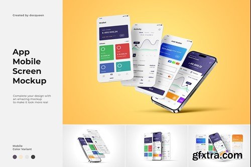 App Phone Screen Mockup QKT7ART