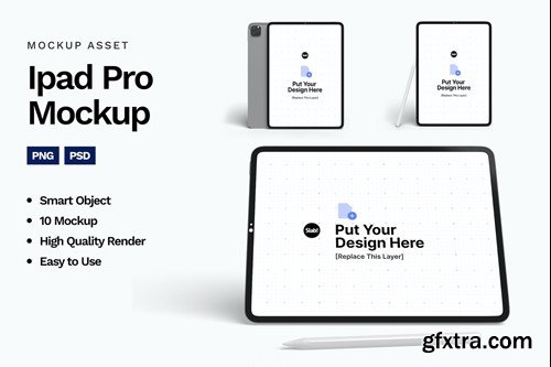 Ipad Pro Mockup JX2T4VT