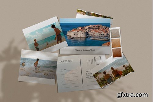 Postcard Mockup Template UQGDQEE
