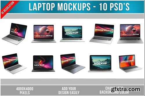 Laptop Mockups 7HUKD9U