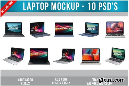Laptop Mockups 6ZTCVM2