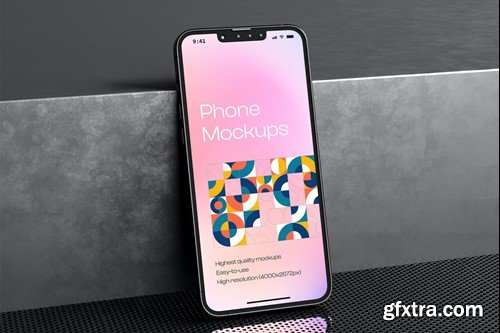 Phone 13 Pro Max 6 Scenes Mockup DH5N4XK