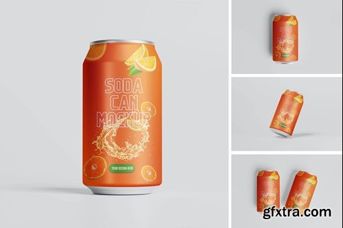 Soda Can Mockup 9K4698P