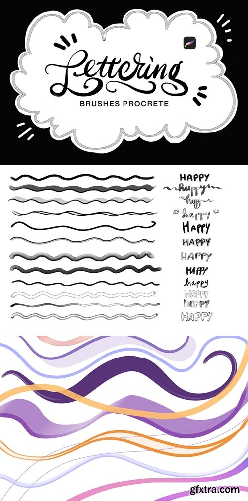 10 Lettering Brushes Procreate PA7PCN9 10 Lettering Brushes Procreate PA7PCN9