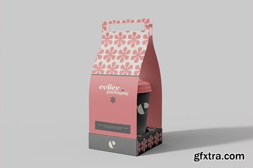 Coffee Cup Holder Mockup VWYJ55H Coffee Cup Holder Mockup VWYJ55H