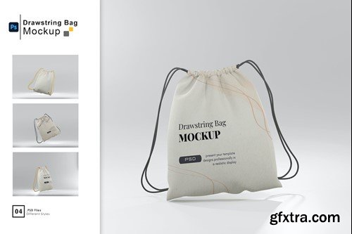 Canvas Drawstring Bag Mockup EJJQAVZ Canvas Drawstring Bag Mockup EJJQAVZ