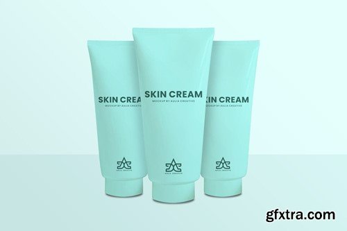 Skin Cream Mockup Logo Branding L32FM8B