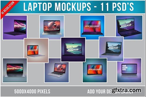 Laptop Mockups W8JUJER