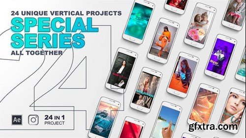 Videohive Unique Vertical Projects 24 In 1 44855823