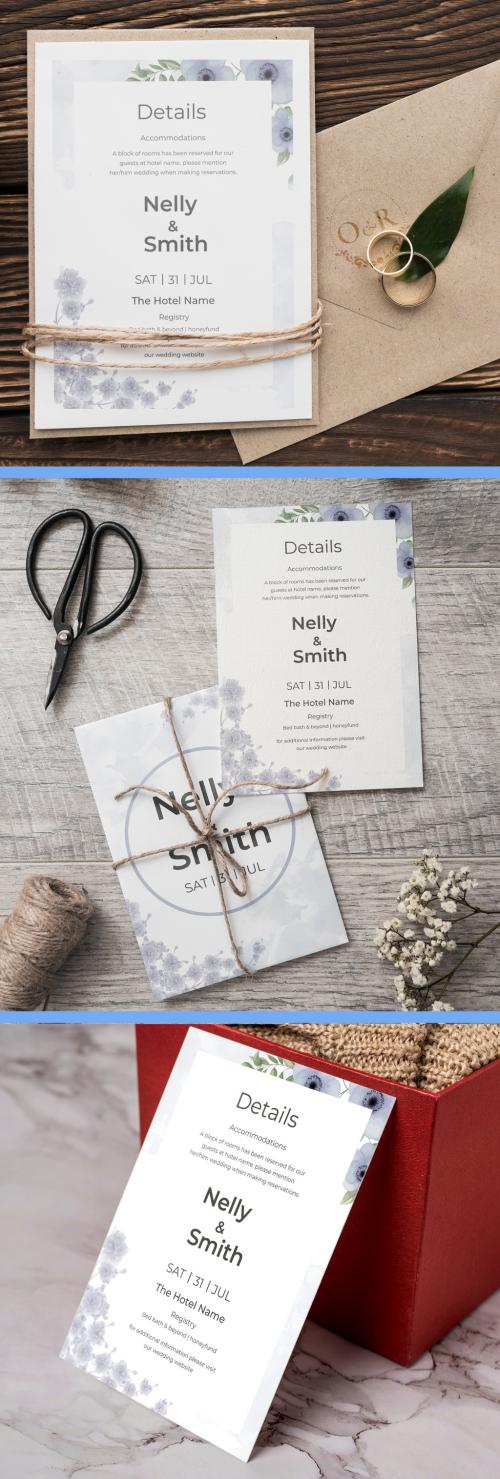 Invitation Card Design Layout 473619865