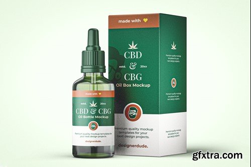 CBD Oil Packaging Pack Mockup L2RFQV5 CBD Oil Packaging Pack Mockup L2RFQV5