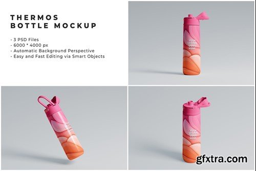 Thermos Bottle Mockup WGJKNHL Thermos Bottle Mockup WGJKNHL