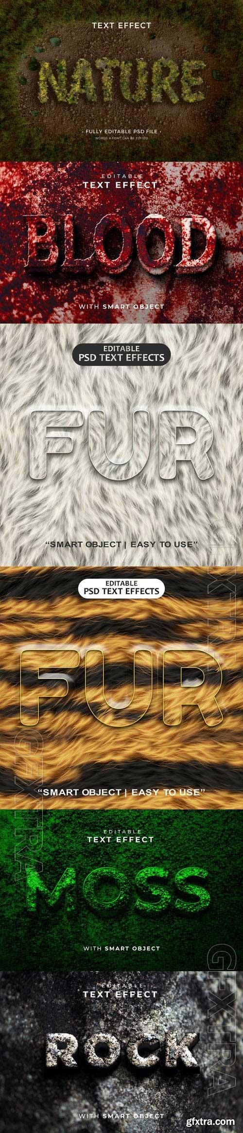 Psd style text effect editable set vol 463