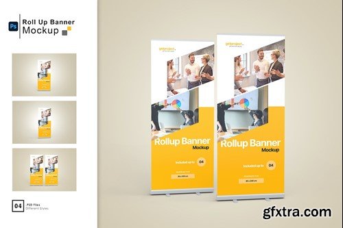 Roll up Banner Mockup QFH6PAC Roll up Banner Mockup QFH6PAC