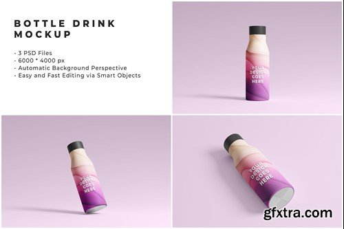 Colorful Bottle Drink Mockups 8ADPVCG Colorful Bottle Drink Mockups 8ADPVCG