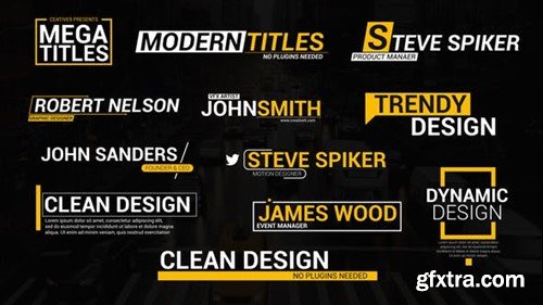 Videohive Clean Lower Third Titles 45855938 Videohive Clean Lower Third Titles 45855938