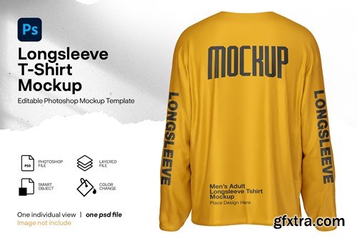LONGSLEEVE T SHIRT MOCKUP BACK VIEW PZX8AKW LONGSLEEVE T SHIRT MOCKUP BACK VIEW PZX8AKW