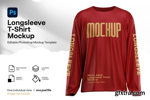 LONGSLEEVE T SHIRT MOCKUP QUNQMT3 LONGSLEEVE T SHIRT MOCKUP QUNQMT3