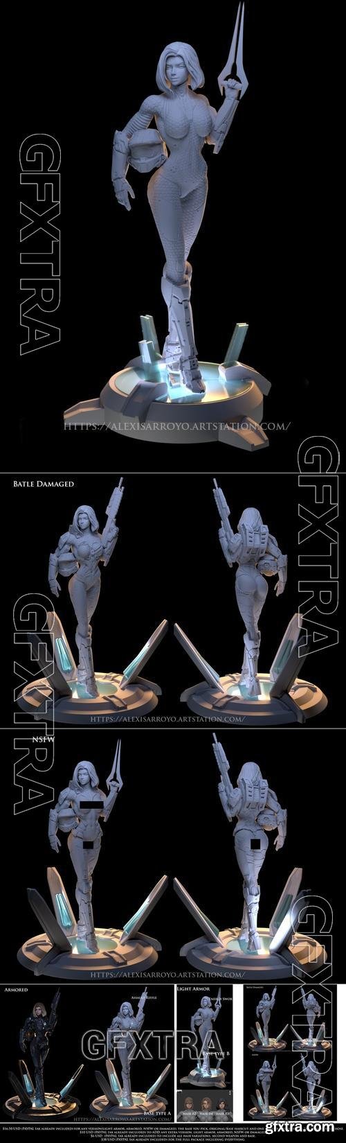 Alexis Arroyo - Female Master Chief All &ndash; 3D Print Model