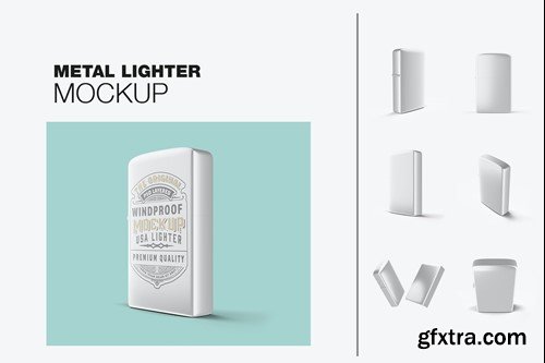 Classic Metallic Lighter Mockup UVJ8E5E Classic Metallic Lighter Mockup UVJ8E5E