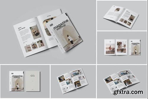 A4 Magazine Mockup MHS7EJ8 A4 Magazine Mockup MHS7EJ8
