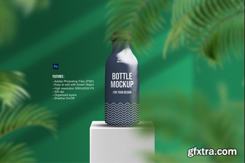 Exclusive Bottle Mockup 9DX3VFF Exclusive Bottle Mockup 9DX3VFF