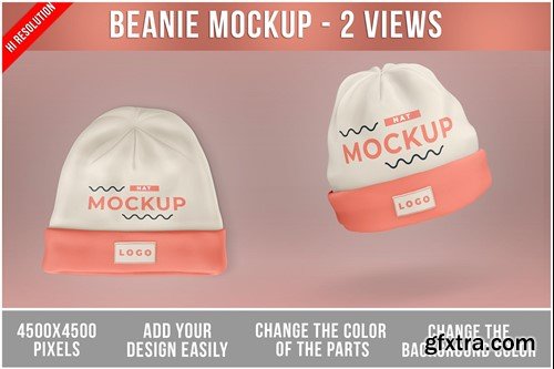 Beanie Knitted Hat Mockup 6VZENLD Beanie Knitted Hat Mockup 6VZENLD