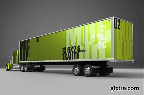 Truck Mockup U7JLQX7 Truck Mockup U7JLQX7