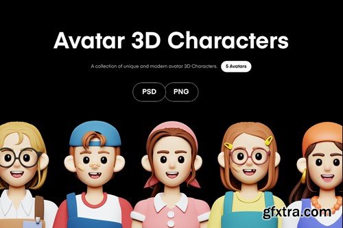 Avatar 3D Character Illustration XP3HATG Avatar 3D Character Illustration XP3HATG