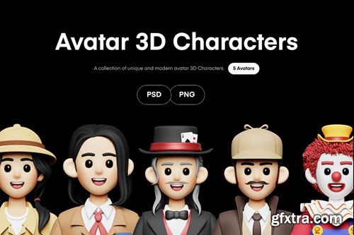 Avatar 3D Character Illustration 329PYGR Avatar 3D Character Illustration 329PYGR
